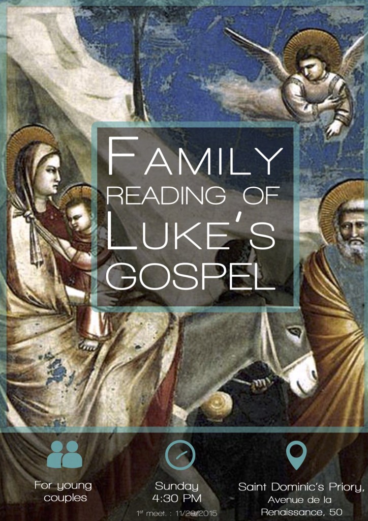 Lecture de l'Evangile pour des couples anglophone